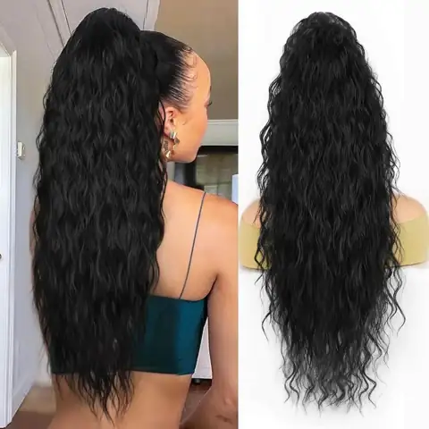 Drawstring or Wrap Around Ponytail… — Photo 1