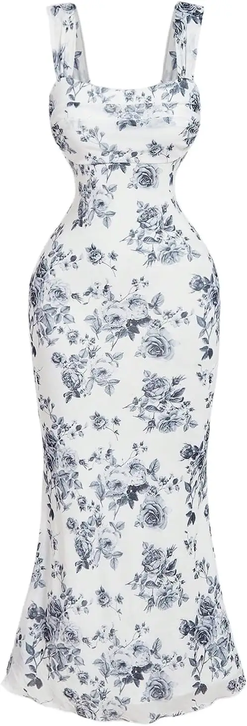 GORGLITTER Women's Floral Wedding Guest… — Photo 1