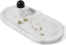 Koville Bianco Carrara Marble Tray,… — Photo 1