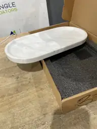 Koville Bianco Carrara Marble Tray,… — Photo 3
