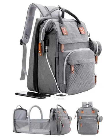 ISMGN Diaper Bag Backpack with… — Photo 1