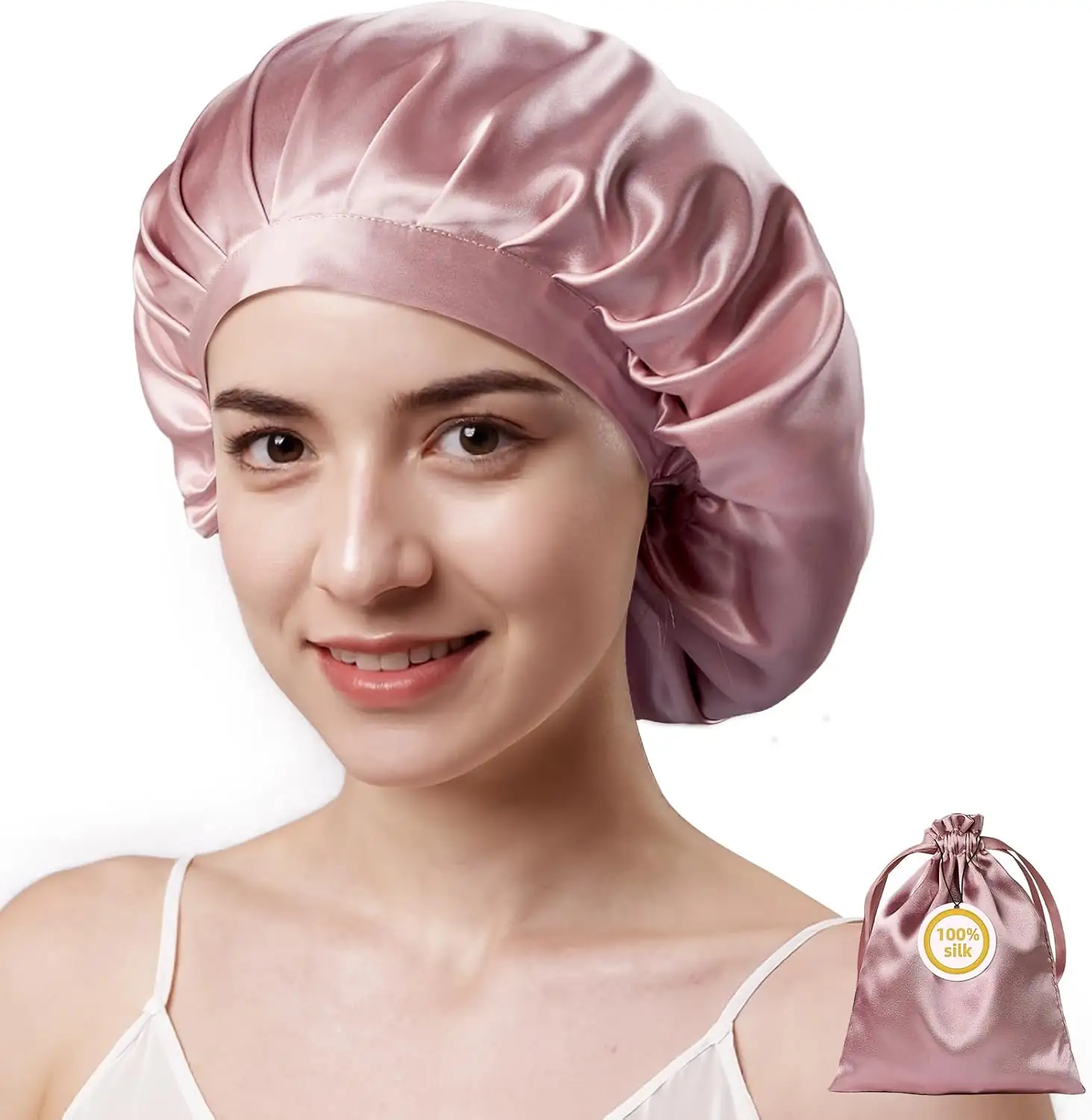 Kaome 100% Mulberry Silk Bonnet… — Photo 1