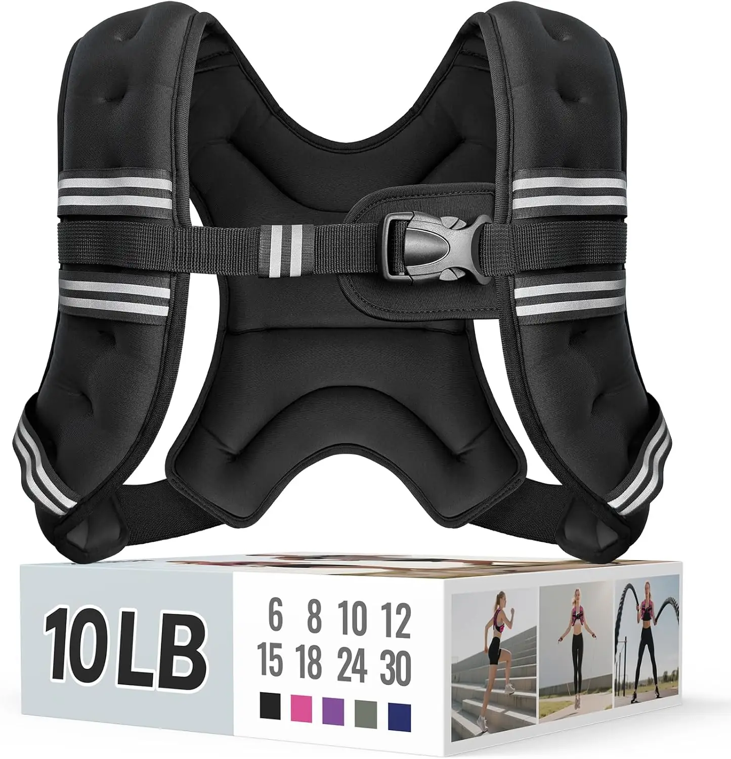 Zeerun Weighted Vest, 6/8/10/12/15/18/20/24/30LB for… — Photo 1