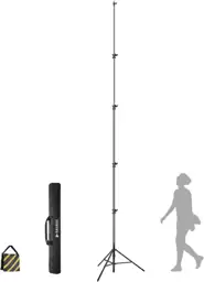 RAUBAY 16ft Tall Tripod Stand,… — Photo 1