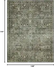 Lahome Olive Green Area Rugs… — Photo 2