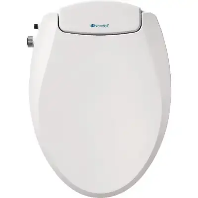 Brondell EcoSeat Elongated White Bidet… — Photo 1