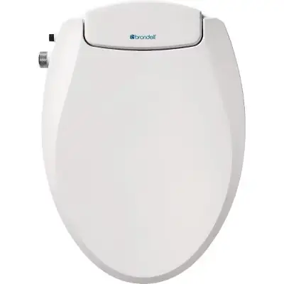 Brondell EcoSeat Elongated White Bidet… — Photo 1