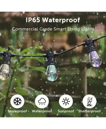 Eco4life Smart Outdoor Patio Lights,… — Photo 2