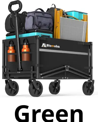 Blomoba Collapsible Wagon Cart, 220LBS… — Photo 1