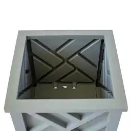 Hettie Grey Square Plastic Chippendale… — Photo 2