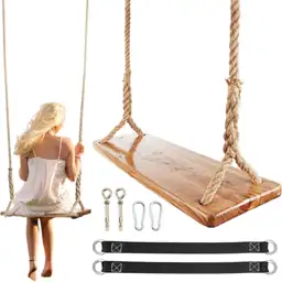 Wooden Swing 500 lbs Load… — Photo 1