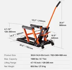 Steel Hydraulic Motorcycle Jack Stand… — Photo 4