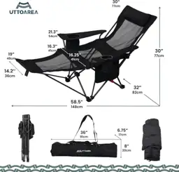 Portable Reclining Camping/Lounge Chair for… — Photo 2