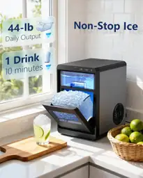 Nugget Ice Maker Countertop 44Lbs/24H,… — Photo 2