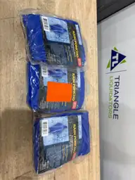 One-Size-Fits-All Blue Polyester Seamless Waterproof… — Photo 3