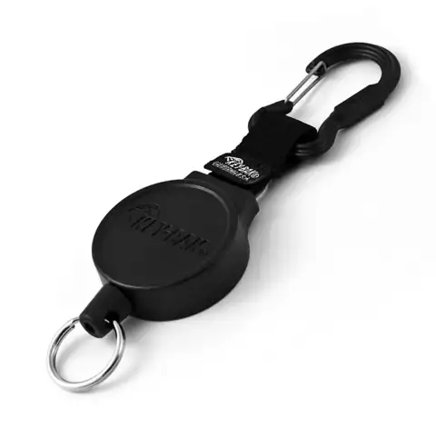 MID6 Retractable Carabiner Keychain with… — Photo 1