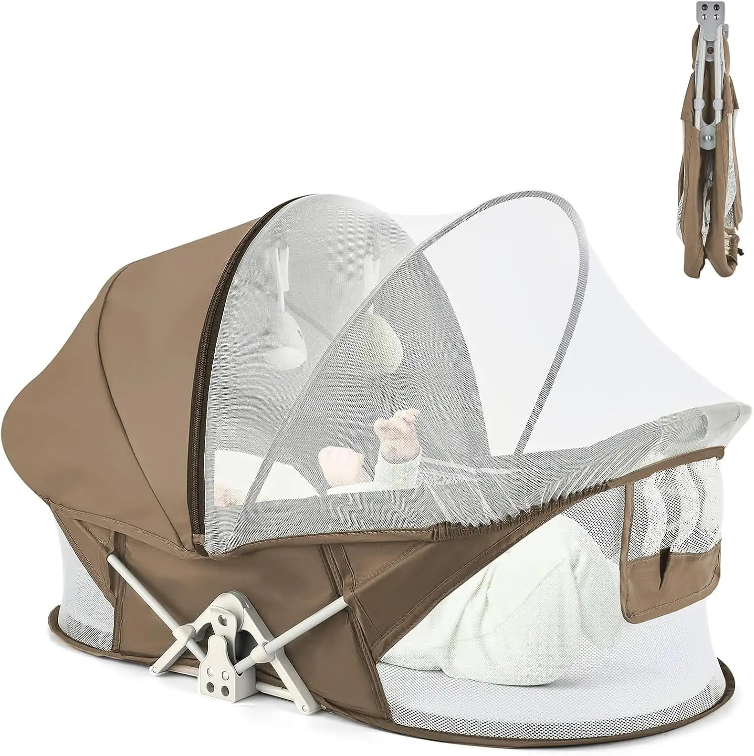 ISELECTOR Portable Baby Bassinet for… — Photo 1