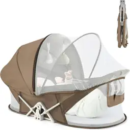 ISELECTOR Portable Baby Bassinet for… — Photo 1