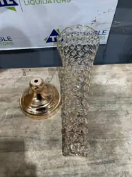 20 Inch Gold Trumpet Vase… — Photo 5