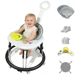 Foldable Baby Walker with Wheels,… — Photo 1