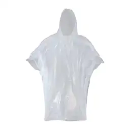 Economy One-Size-Fits-All Clear Polyethylene Waterproof… — Photo 1