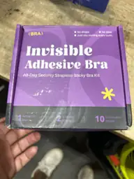 Invisible Strapless Sticky Bra Push-Up,… — Photo 3