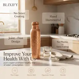 Copper Water Bottle 34oz -… — Photo 2