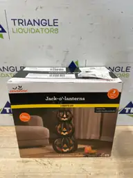 Light-Up Jack-o'-Lantern Set, Black, 3… — Photo 3