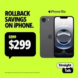 Straight Talk Apple iPhone 16e,… — Photo 1