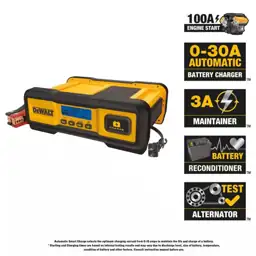 DEWALT 100-Amp Car Battery Charger/… — Photo 2