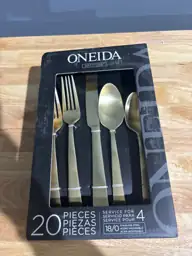 Aptitude Champagne Satin 20-pc. Flatware… — Photo 3
