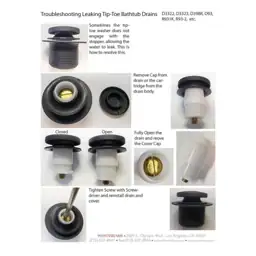 Tip-Toe Bathtub Drain Trim Kit… — Photo 2