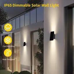 SOTTLOT Solar Wall Light Outdoor… — Photo 2