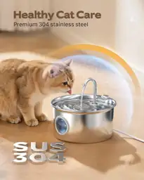 Pet Water Fountain Stainless Steel:… — Photo 2