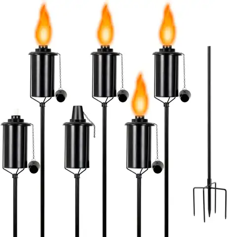 Metal Garden Torches for Outside,… — Photo 1
