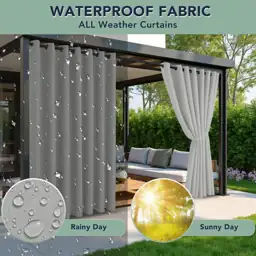 Outdoor Curtains for Patio Waterproof,… — Photo 2