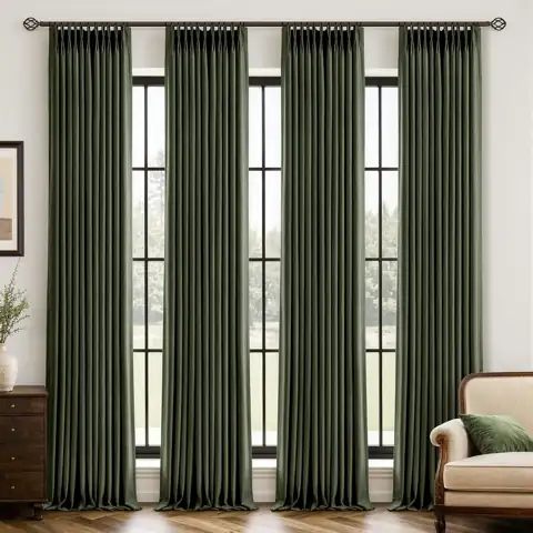 MIULEE 4 Panels Pinch Pleated… — Photo 1