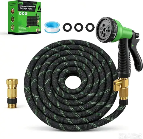 100ft Garden Hose Non-Expandable Water… — Photo 1