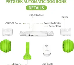 PETGEEK Interactive Dog Toy, Motion… — Photo 2