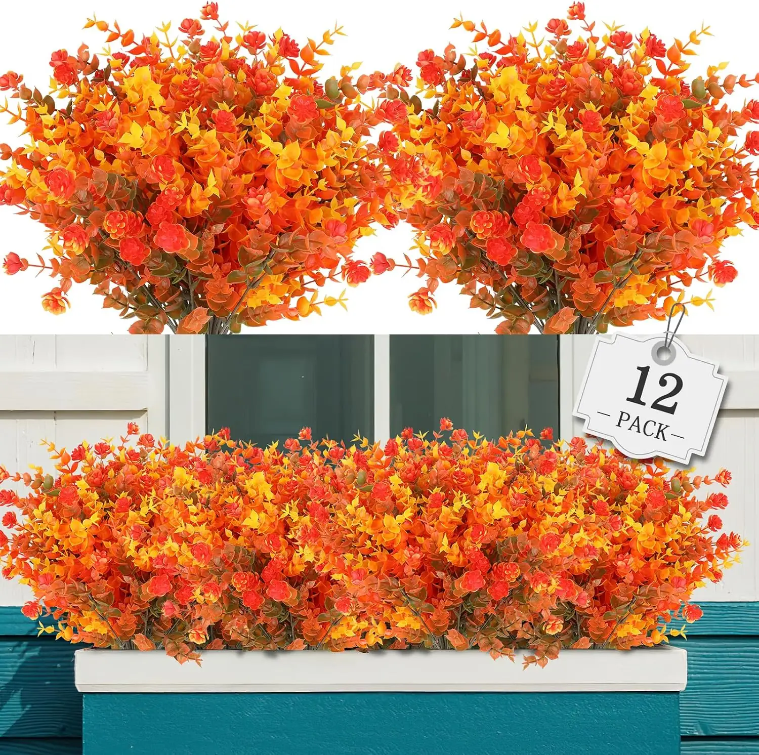 AGIRL Artificial Fall Flowers Outdoor,UV… — Photo 1