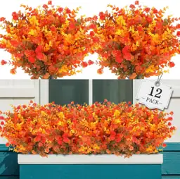 AGIRL Artificial Fall Flowers Outdoor,UV… — Photo 1