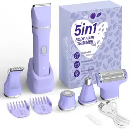 KINGTEE 5-in-1 Electric Bikini Trimmer… — Photo 1