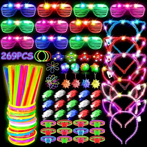 MIBOTE 269PCS Glow in the… — Photo 1