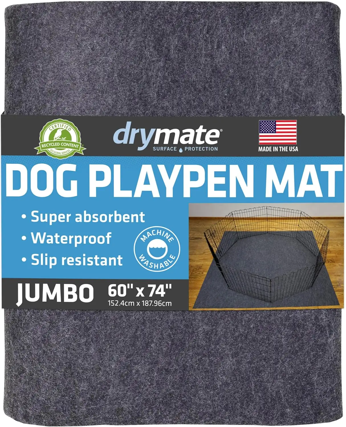 Drymate Jumbo Dog Playpen Mat,… — Photo 1