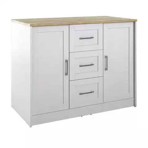 Brilliant White Wood 45.5 in.… — Photo 1