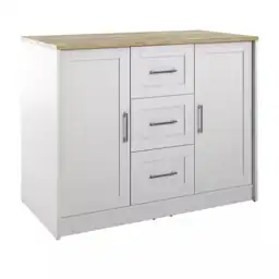 Brilliant White Wood 45.5 in.… — Photo 1