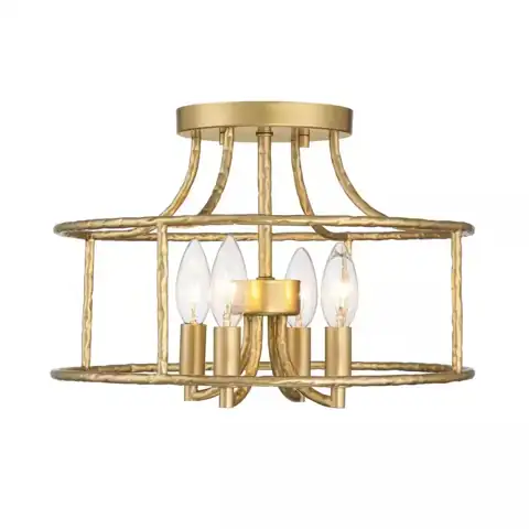 Silversadge 14 in. 4-Light Vintage… — Photo 1
