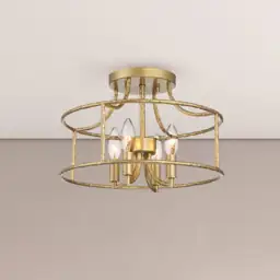 Silversadge 14 in. 4-Light Vintage… — Photo 2