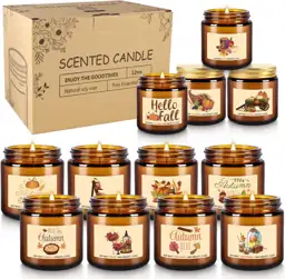 Autumn Harvest Scented Candles Gift… — Photo 1