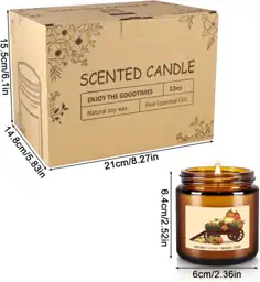 Autumn Harvest Scented Candles Gift… — Photo 2
